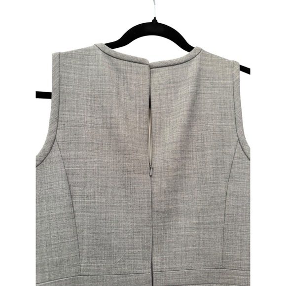Brooks Brothers Gray Pencil Business Stripped-Lining Wool Blend Dress Sz 2 - Picture 6 of 15